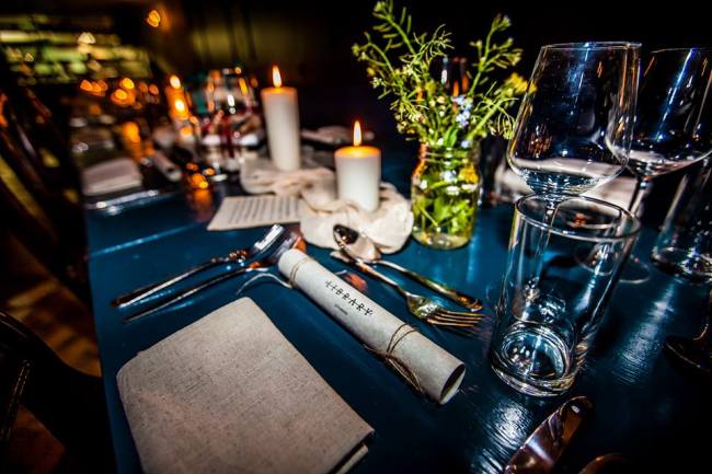 Sensory feast at provate members club LIBRARY