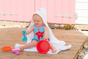 Hippychick Baby Towel Red